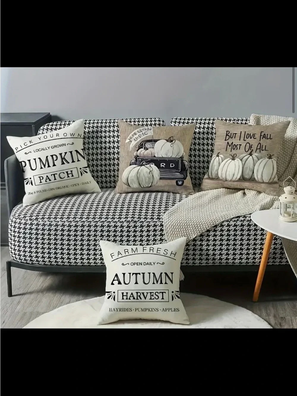 4 pc pillow covers